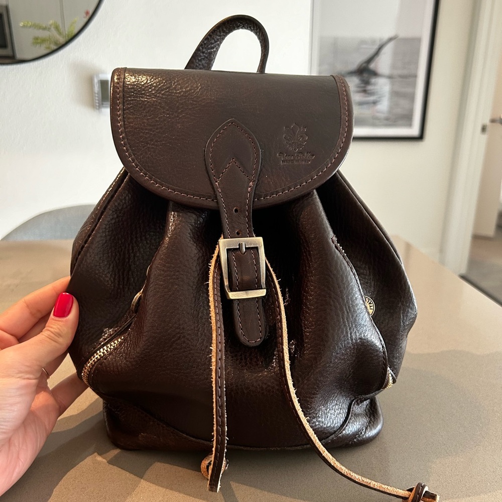 Italian Leather Backpack